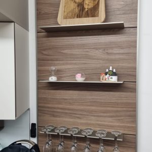 Tagliere con manico In Rovere Con Foto Incisa