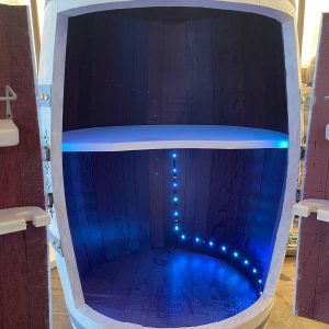 Barrique Bar Personalizzata Con Led Multi color