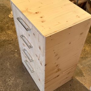 Mobile Cassettiera In Legno Massello