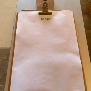Porta Menù In Rovere