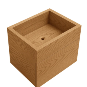 Lavabo In Legno Frassino, Rovere o Noce
