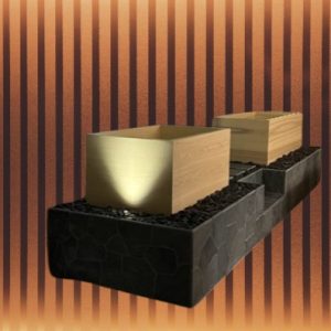 Vasca Da Bagno in Legno Stile Giapponese